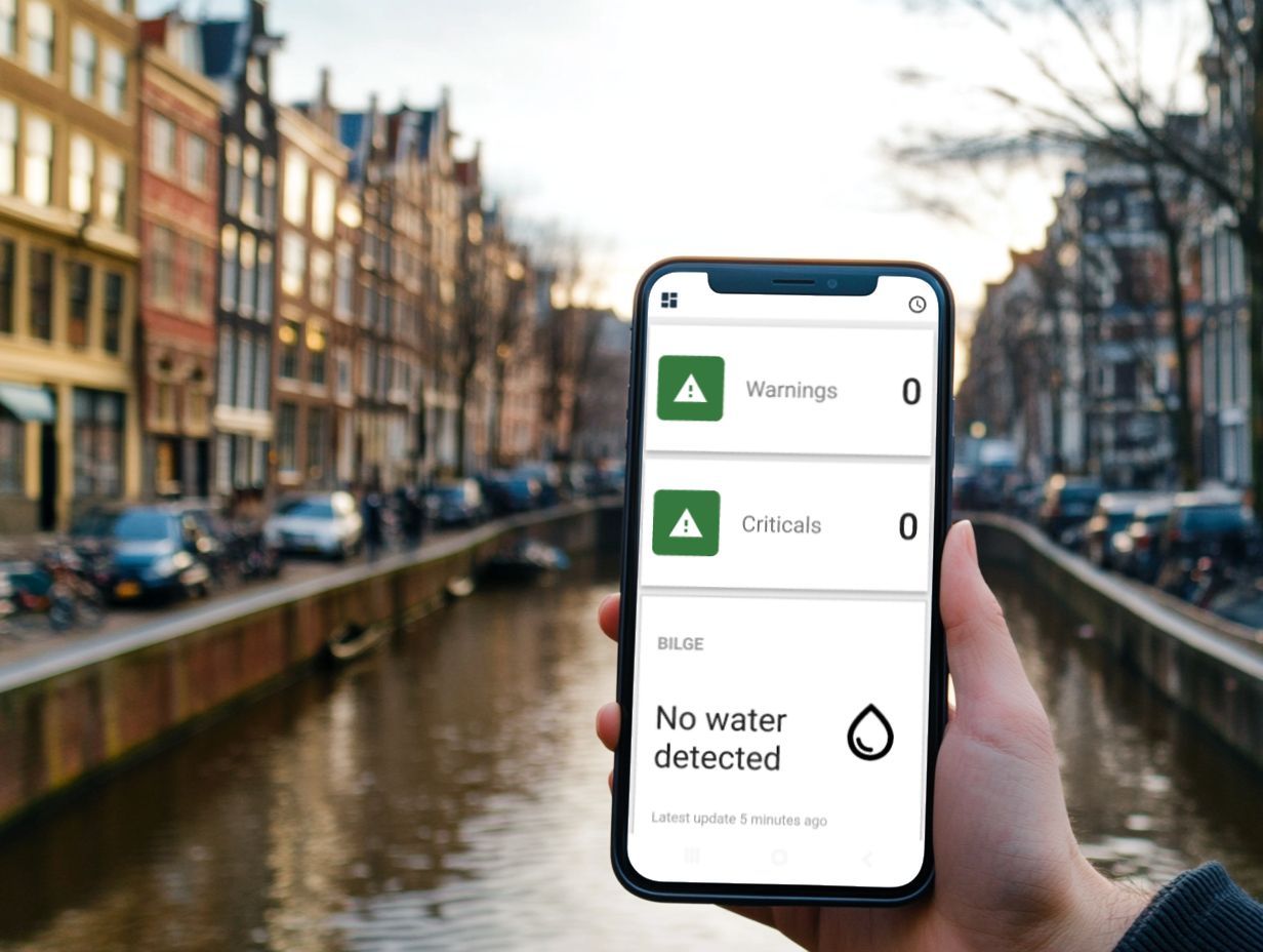 NauticSensors app op smartphone