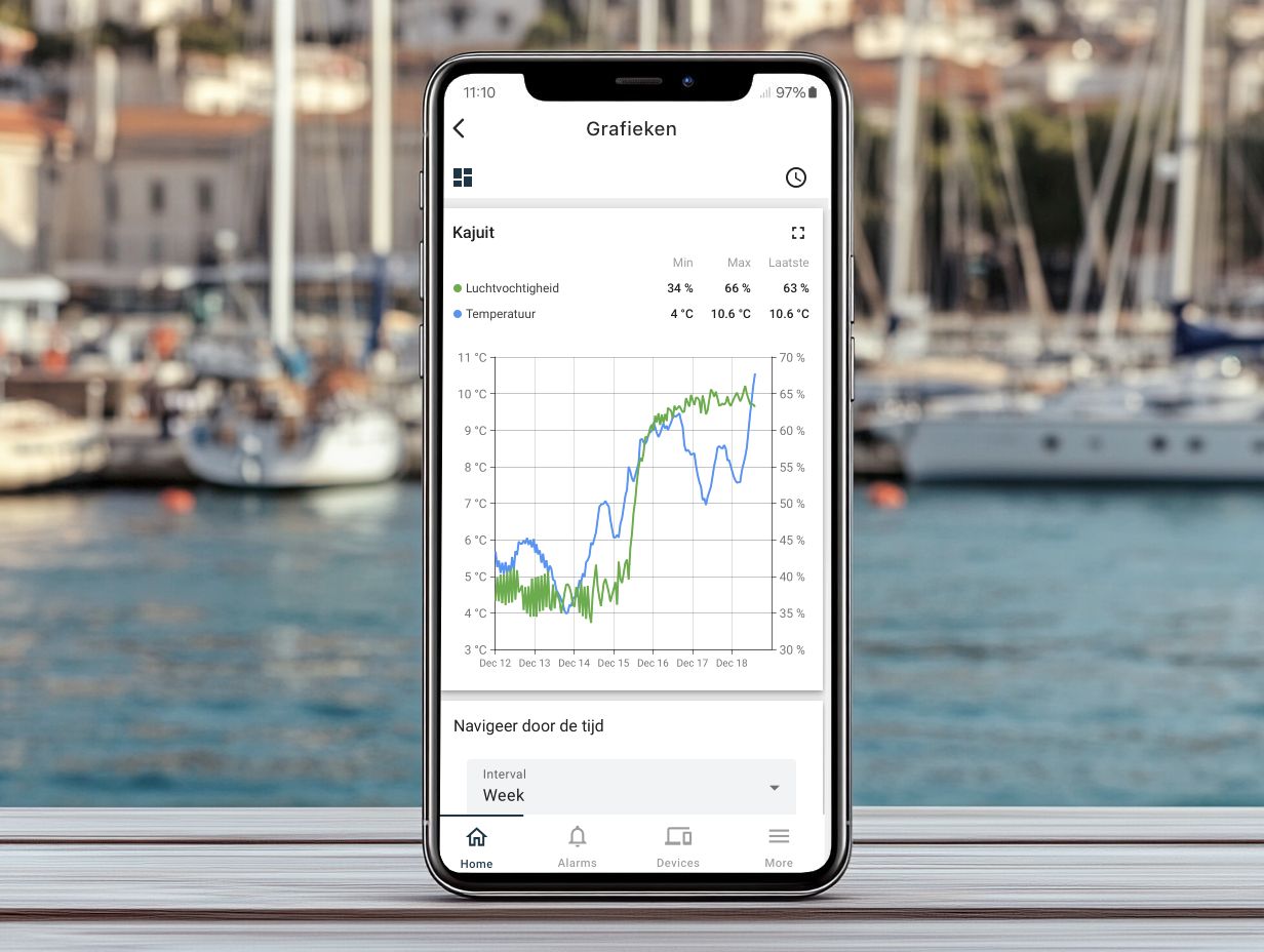 NauticSensors App Mockup